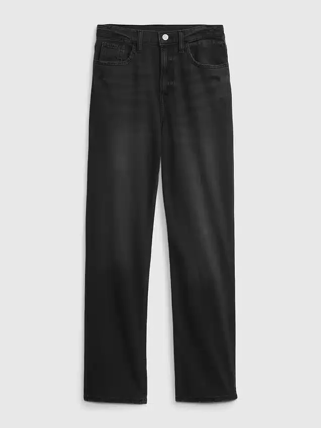 Løse jeans i 90-tallsstil