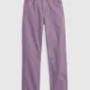 Løse jeans med høy midje i 90-tallsstil for barn