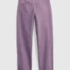 Løse jeans med høy midje i 90-tallsstil for barn