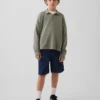 Løse, komfortable denim-carpenter-shorts for barn i 90-tallsstil