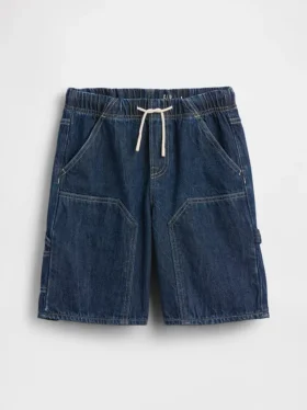 Løse, komfortable denim-carpenter-shorts for barn i 90-tallsstil