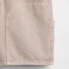 Løse, komfortable denim-carpenter-shorts for barn i 90-tallsstil