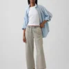 Løse, korte jeans med lav midje i 90-tallsstil