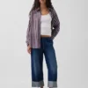 Løse, korte jeans med lav midje i 90-tallsstil