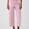 Løse, korte jeans med lav midje i 90-tallsstil