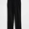 Løse, rette bukser i lin og bomull