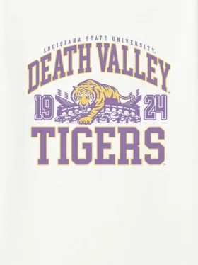 LSU Death Valley Tigers-T-skjorte med grafisk trykk