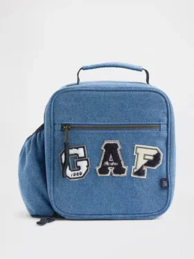 Lunsjveske i denim med logo for barn