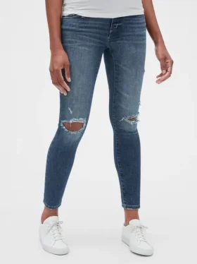 Mammaklær Distressed Full Panel Favorite Jeggings