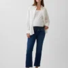 Mammaklær med hel panel, «90S Slim Straight Crop»
