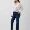 Mammaklær med hel panel, «90S Slim Straight Crop»