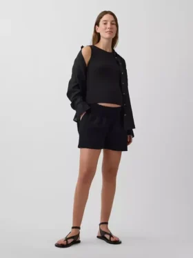 Mammaklær-shorts med lett påtrekk under magen