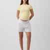 Mammaklær-shorts med lett påtrekk under magen