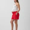 Mammaklær-shorts med lett påtrekk under magen