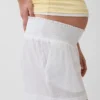 Mammaklær-shorts med lett påtrekk under magen