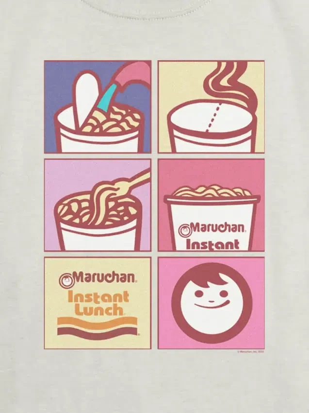 Maruchan-nudler-T-skjorte med grafisk mønster for barn