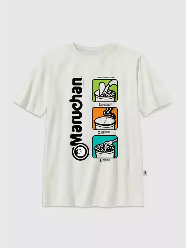 Maruchan-T-skjorte med popkunst-motiv for barn