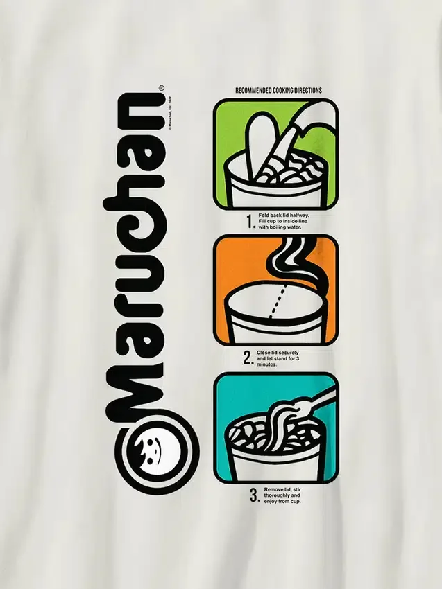 Maruchan-T-skjorte med popkunst-motiv for barn