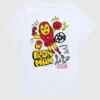 Marvel Iron Man Doodle-Shorts-t-skjorte med kort erme for småbarn