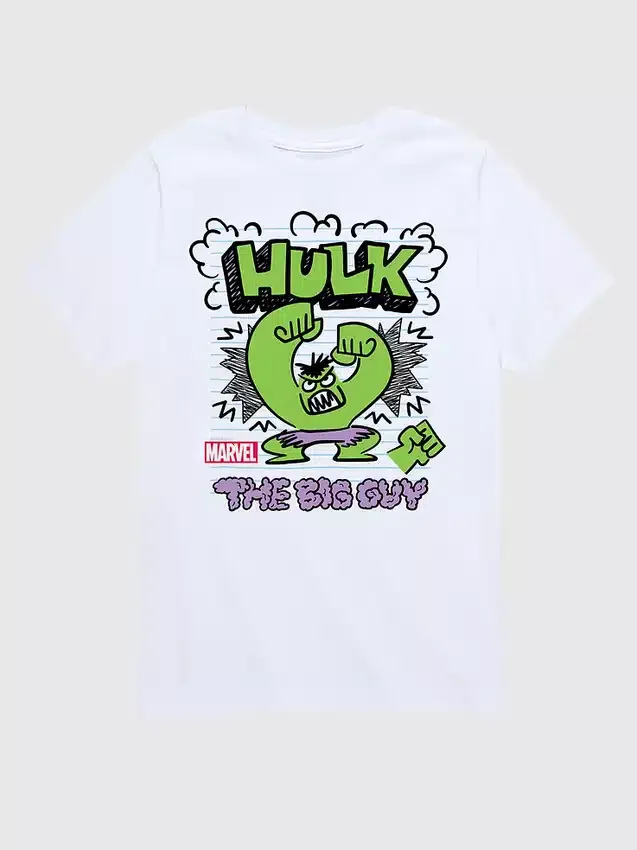 Marvel The Incredible Hulk-doodle-T-skjorte med korte ermer for småbarn