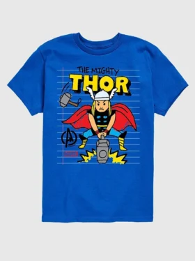 Marvel Thor Doodle-T-skjorte med kort erme for småbarn