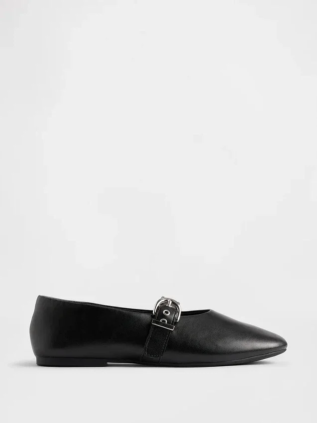 Mary Jane-ballerinasko med spenne for barn