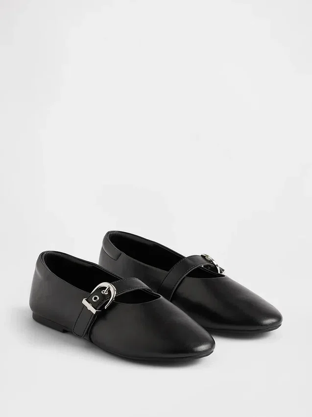 Mary Jane-ballerinasko med spenne for barn