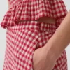 Maxiskjørt i gingham