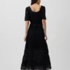 Maxiskjørt med blonder