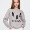 Messi-T-skjorte med grafisk trykk for barn