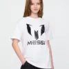Messi-T-skjorte med grafisk trykk for barn