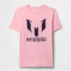 Messi-T-skjorte med grafisk trykk for barn