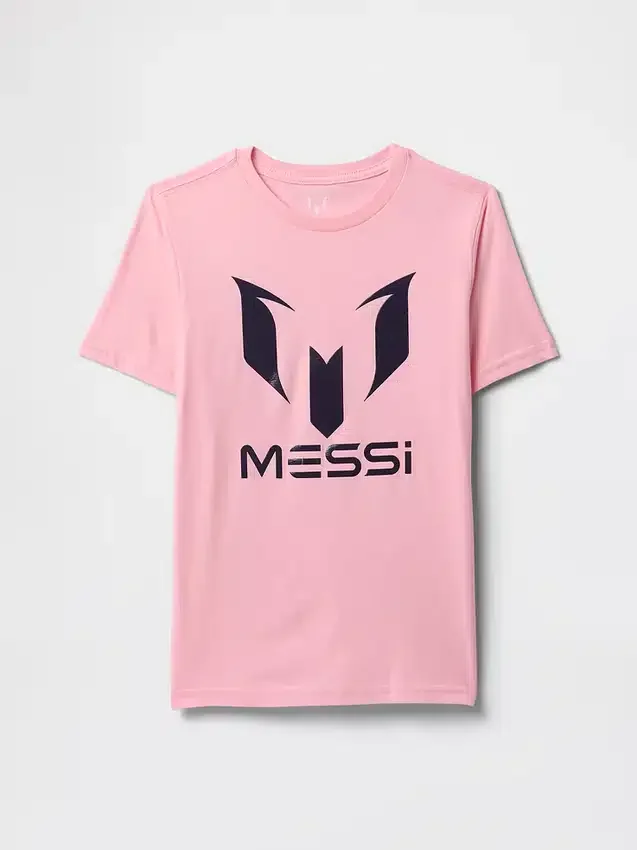 Messi-T-skjorte med grafisk trykk for barn