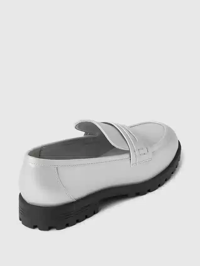 Metalliske loafers for barn