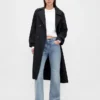 Mid Rise stive, avslappede flare-Jeans