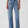 Mid Rise Straight Taper-Jeans