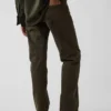 Mid Rise Straight Taper-Jeans