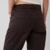 Mid Rise Straight Taper-Jeans