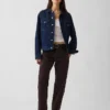Mid Rise Straight Taper-Jeans