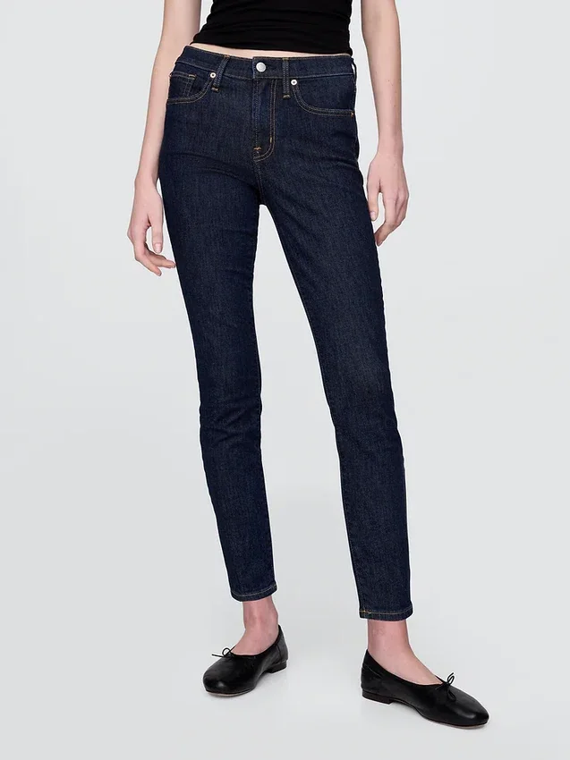 Mid Rise True Skinny-Jeans