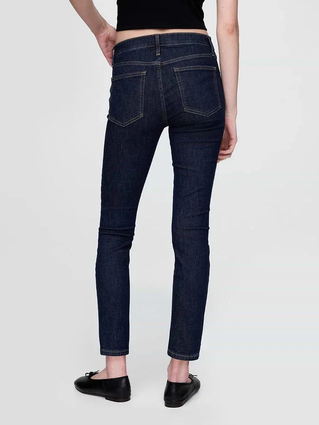 Mid Rise True Skinny-Jeans
