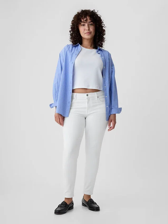 Mid Rise True Skinny-Jeans