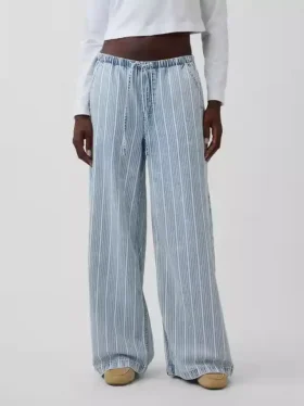 Mid Rise Ultrasoft Easy Baggy Jeans