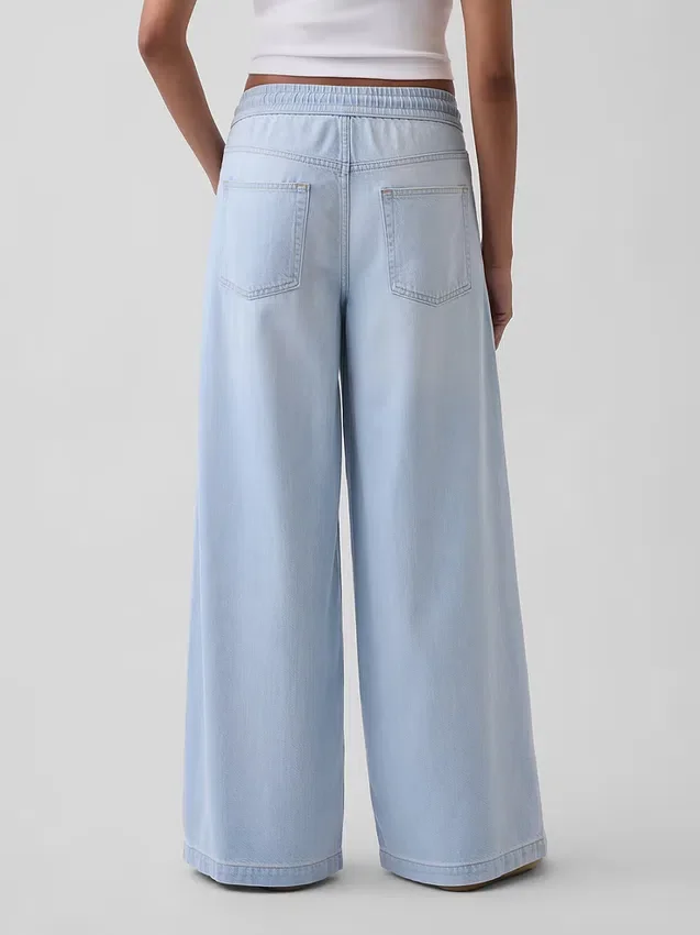 Mid Rise Ultrasoft Easy Baggy Jeans