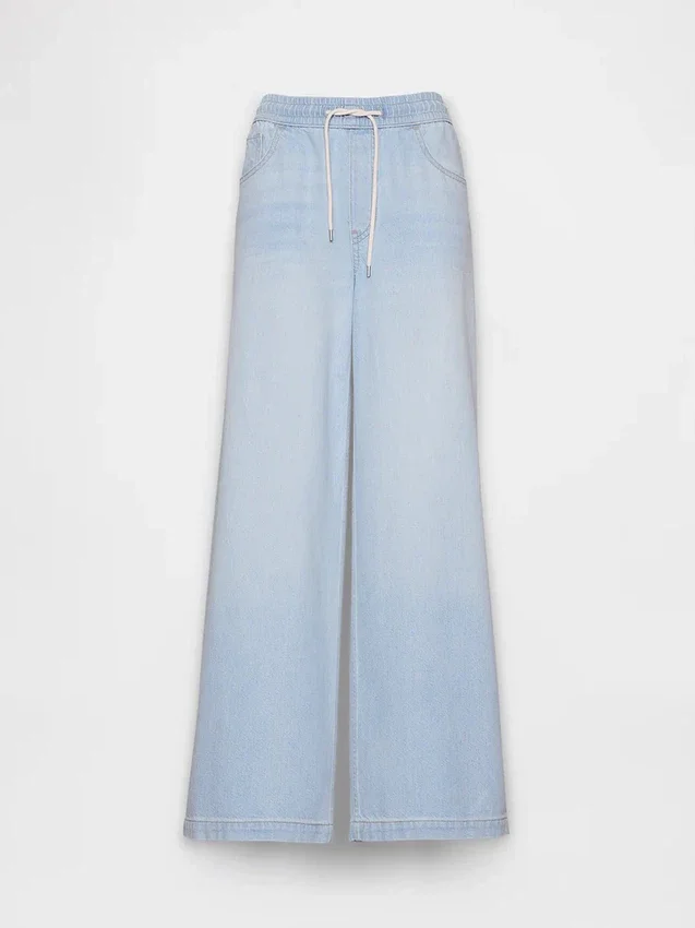 Mid Rise Ultrasoft Easy Baggy Jeans