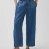 Mid Rise Ultrasoft Easy Barrel-Jeans