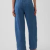 Mid Rise Ultrasoft Easy Barrel-Jeans