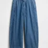 Mid Rise Ultrasoft Easy Barrel-Jeans