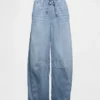 Mid Rise Ultrasoft Easy Horseshoe-Jeans