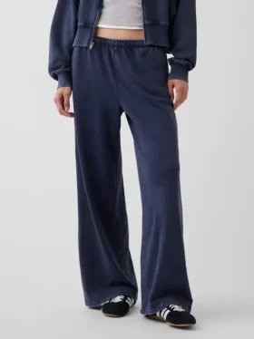 Mid Rise Vintagesoft Terry løse joggebukser